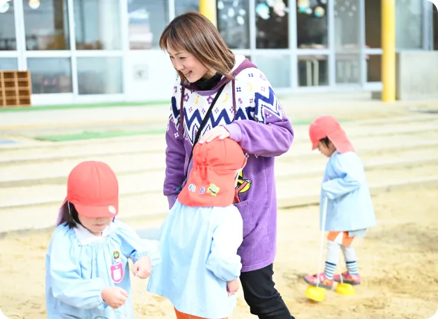 笑顔のスタッフ